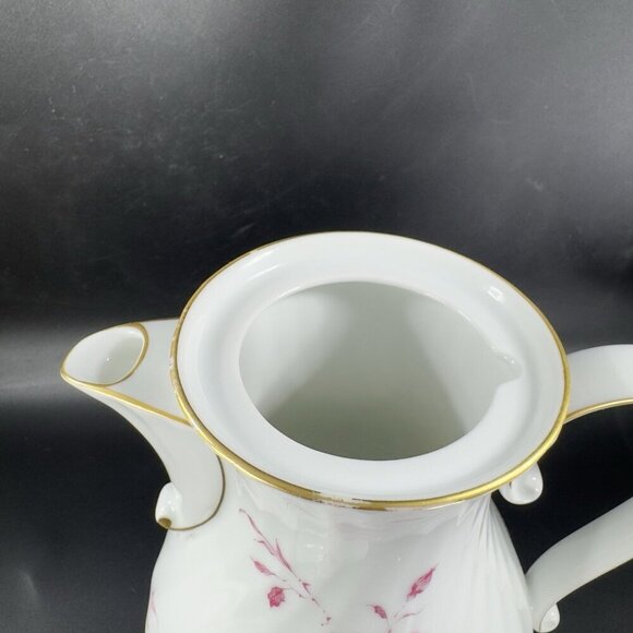 AK Kaiser Porcelain Teapot Rokokoform Dubarry Germany Rose Bud Carafe Mirabell - Picture 8 of 16